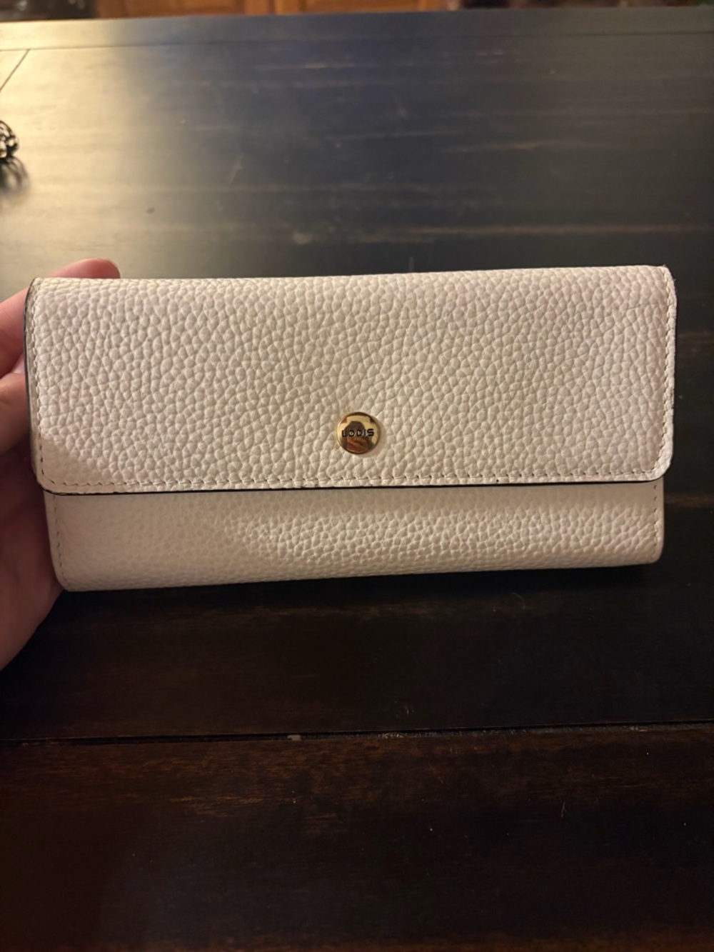 White Lodis Long Wallet